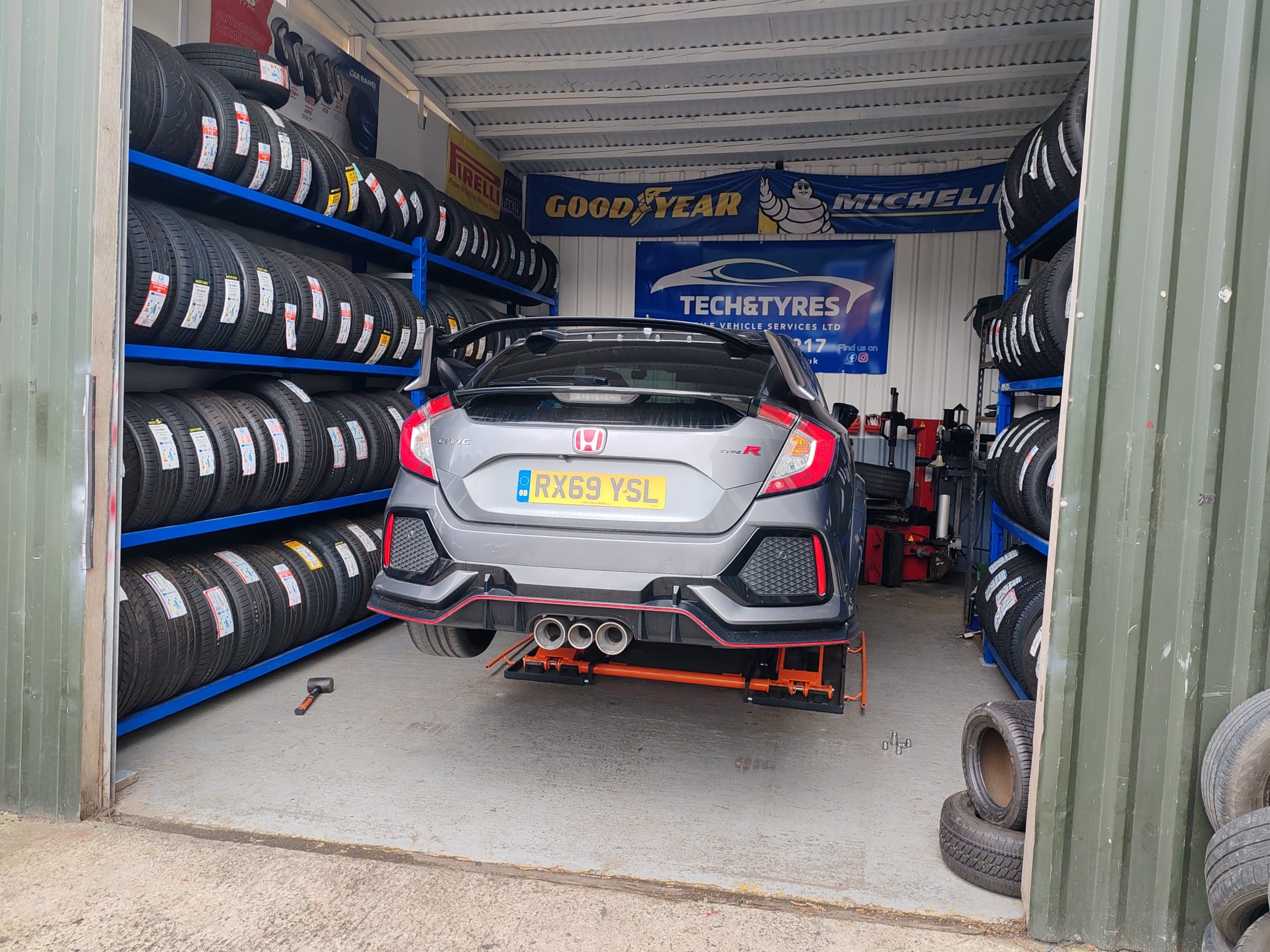Vehicle service at Tech and Tyres Melksham
