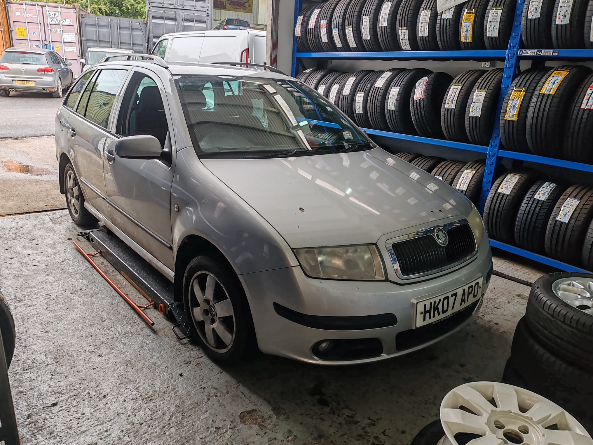 Tyre stock at Tech and Tyres depot
